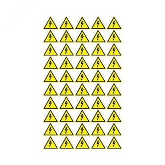 Наклейка знак ''Опасность поражения электротоком'' 25х25х25 мм 100 шт., REXANT 56-0006-1 REXANT