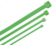 Хомут-стяжка для кабеля 3.6х150мм нейлон зеленый (100шт) HKG-W36-L150 ITK