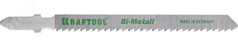 Полотна, T101BF, для эл/лобзика, Bi-Metall, по твердому дереву, чистый рез, EU-хвост., шаг 2,5мм, 75мм, 2шт 159507-2,5 KRAFTOOL