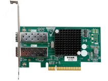 Адаптер сетевой PCI Express 2 порта SFP+ 10 Мб/с 127475 D-Link
