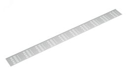 Органайзер кабельный вертикальный перфорированный в шкаф 42U, металлический, цвет серый (RAL 7035) 10621c Cabeus