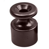 Изолятор для наружного монтажа, пластик, цвет коричневый (10 шт/уп) B1-551-22-10 Bironi