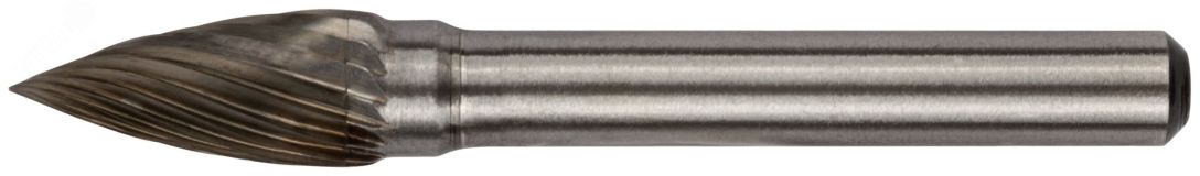 Шарошка карбидная Профи, штифт 6 мм, цилиндрическая с острым наконечником 36594 FIT