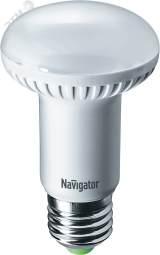 Лампа светодиодная LED зеркальная 8вт E27 R63 белая 18585 Navigator Group