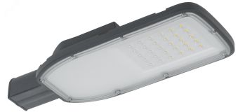Светильник светодиодный ДКУ 1004-50Ш 5000К IP65 серый LDKU1-1004-050-5000-K03 IEK