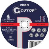 Профессиональный диск отрезной по металлу и нержавеющей стали Cutop Profi Т41-180 х 1.8 х 22.2 мм 39990т CUTOP