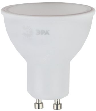Лампа светодиодная LED MR16-6W-827-GU10 (диод, софит, 6Вт, тепл, GU10) Б0020543 ЭРА
