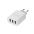 Сетевое зарядное устройство для iPhone iPad 3хUSB 5V 3А + 1А + 1А белое, 16-0277 REXANT