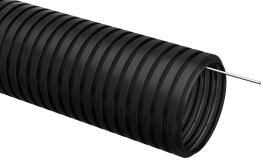 Труба гибкая ПНД 32мм с протяжкой черная (25м) CTG20-32-K02-025-1 IEK