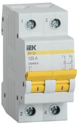 Выключатель нагрузки (мини-рубильник) ВН-32 2Р 125А MNV10-2-125 IEK