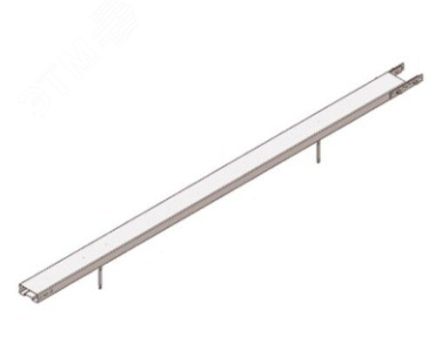 Короб для двухрядной подвески светильников КЛ-2 У2 оцинкованный лист П0000009498 Завод ЭМИ Курган