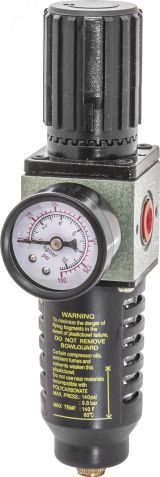 Фильтр-сепаратор с регулятором давления для пневматического инструмента 1/4'' 047505 Jonnesway