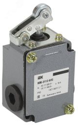 Выключатель концевой ВПК-2112-БУ2, рычаг с роликом, IP65, KV-1-2112-1 IEK