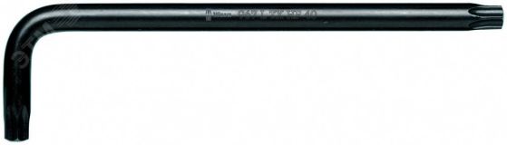 Ключ Г-образный 967 L TORX HF с фиксацией крепежа BlackLaser TX 25 x 104 мм WE-024165 Wera