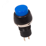 Выключатель-кнопка 250V 1А (2с) ON-OFF синяя Micro, REXANT 36-3071 REXANT