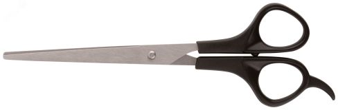 Ножницы бытовые нержавеющие, пластиковые ручки, толщина лезвия 1.5 мм, 190 мм 67353 FIT