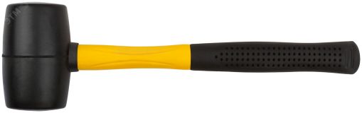 Киянка резиновая, фиберглассовая ручка 60 мм (450 гр) 45493 FIT