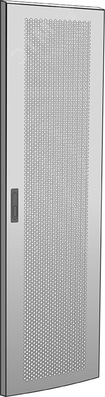 Дверь перфорированная для шкафа LINEA N 28U 600 мм серая LN35-28U6X-DP ITK