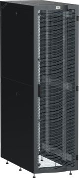 Шкаф серверный ITK LINEA S 19'' 42U 600х1000мм перфорированная дверь черный LS05-42U61-2PP ITK