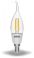Лампа светодиодная умная 4.5 Вт 495 лм 2700К AC 220-240В E14 свеча на ветру Управление по Wi-Fi, диммируемая Smart Home 1260112 GAUSS