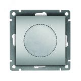 Светорегулятор (Диммер) серия Афина, с/у, 3А, 220В, 500Вт, серебро (еврослот) A0101-S UNIVersal