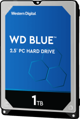 Жесткий диск Western Digital Blue WD10SPZX 1TB, 2.5'', SATAIII, 5400 об/мин, 128 МБ 1000447810 Western Digital