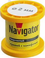 Припой 93 081 NEM-Pos02-63K-2-K50 (ПОС-63, катушка, 2 мм, 50 гр) 25559 Navigator Group