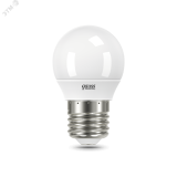 Лампа светодиодная LED 12 Вт 880 лм 3000К AC180-240В E27 шар P45 теплая Elementary 53212 GAUSS