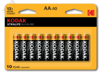 Батарейка LR6-8+2BL XTRALIFE Alkaline [KAA-8+2] Б0014330 KODAK