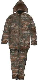 Плащ дождевик с капюшоном карманами и штанами Камуфляж (размер XXL) 12166 ХВАТ