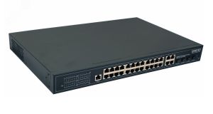 Управляемый L2 PoE коммутатор Gigabit Ethernet на 24 RJ45 PoE 00013258 OSNOVO