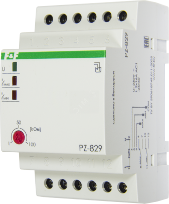 Реле контроля уровня жидкости PZ-829 EA08.001.002 Евроавтоматика F&F