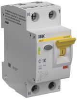 KARAT Устройство защиты от дугового пробоя c автоматическим выключателем 1P+N C 10A IEK KA-DP11-1-010-C IEK