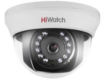 Видеокамера HD-TVI 2Мп внутренняя купольная с ИК-подсветкой до 20м (3.6мм) 300614787 HiWatch