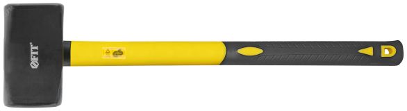 Кувалда кованая, фиберглассовая ручка 600 мм, 3 кг 45228 FIT