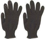 Перчатки вязаные утепленные, полушерстяные, двойной вязки (3 нити) 12500 РОС