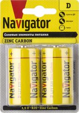 Батарейка NBT-NS-R20-BP2 17217 Navigator Group