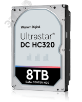 Жесткий диск 8Tb Ultrastar DC HC320 3.5'', SAS, 7200 об/мин, 256 МБ 1000504528 Western Digital