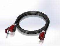 Удлинитель кабельный CEE16A/5P - CEE16A/5P IP44 XTREM H07RN-F 5G2,5 5м. 00-00001717 AlpenBox