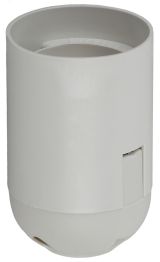 Патрон Е27 подвесной, пластик, белый (x50) (50/400/9600) Б0043749 ЭРА