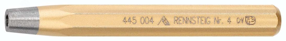 Натяжка для заклепок DIN 6434, заклепка 3 мм, отверстие 3.5 мм, 10 x 100 мм, 8-гранный профиль, для сжатия (осадки) листов перед клепкой RE-4450030 RENNSTEIG