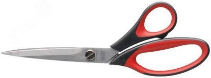 Ножницы универсальные, изогнутые рукоятки, 250 мм, нержавеющая сталь, комфортные кольца с мягкими прокладками ER-D820-250 BESSEY