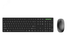 Комплект клавиатура + мышь беспроводной, черный MK198G Black Dareu