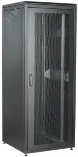 Шкаф сетевой 19' LINEA N 38U 800х800мм перфорированная передняя дверь задняя металлическая черный LN05-38U88-PM ITK