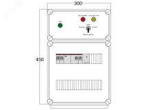 Щит управления электрообогревом DEVIBOX HR 1x1700 D330 (в комплекте с терморегулятором и датчиком температуры) DBR109 DEVIbox