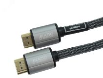Кабель HDMI - HDMI 2.0, длина 2 м, чёрный WH-111(1m)-B 00011965 SC&T