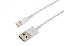 Кабель USB-Lightning для iPhone, PVC, white, 1m, 18-1121-10, 18-1121-10 REXANT