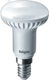 Лампа светодиодная LED зеркальная 5вт E14 R50 теплая 18582 Navigator Group