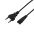 Шнур сетевой, вилка - евроразъем С7, кабель 2x0,75 кв мм, 1,8 м, 11-1102 REXANT