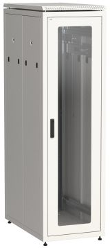 Шкаф сетевой 19дюйм LINEA N 33U 600х1000 мм стекл передняя дверь серый LN35-33U61-G ITK